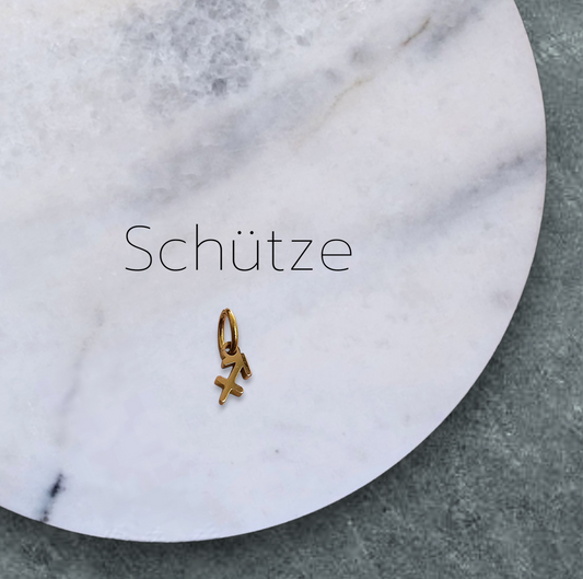 Sternzeichen Schütze - Edelstahl Anhänger