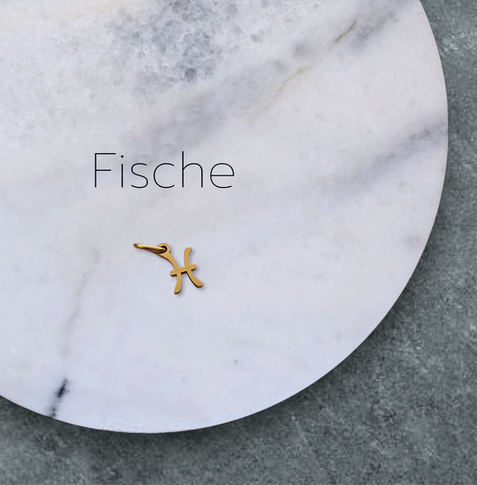 Sternzeichen Fische - Edelstahl Anhänger